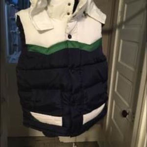 Women's Winter Quilted Down Vest W/ Removable Hood